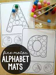 Bins for little hands's board hands on play activities for kids on pinterest. Fine Motor Alphabet Mats Uppercase Lowercase This Reading Mama Alphabet Activities Preschool Preschool Fine Motor Alphabet Activities