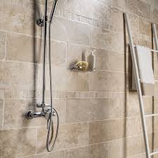 Travertin 20 X 40 Antique 1er Choix Espace Travertin Leroymerlin Salle De Bain Salle De Bain Travertin Salle De Bain Pierre
