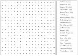 Us states puzzle game online. Word Search United States Geography Printable Version