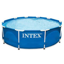 Intex Metal Framepiscine Demontable Sans Epurateur 305 X 76 Cm Piscine Tubulaire Piscine Tubulaire Ronde Piscine Demontable