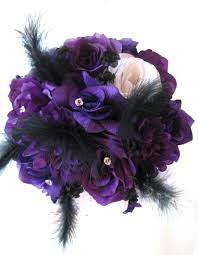 Artificial flowers lavender 8 bundles,fake flowers lavender, silk flowers artificial for decoration,wedding,garden,patio,purple. Wedding Bouquet Bridal Silk Flowers Purple White Silver Black Feathers17pc Purple Wedding Decorations Wedding Bridal Bouquets Wedding Bouquets