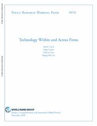 Maybe you would like to learn more about one of these? Technology Within And Across Firms