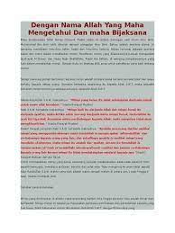 Mimpi merupakan suatu hal yang biasa dialami oleh setiap orang. Dengan Nama Allah Yang Maha Mengetahui Dan Maha Bijaksana