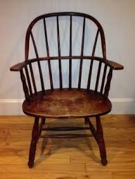 Antique Curved Spindle Back Wood Chair With Bottom Stretchers American Circa 1900 Excellent Patina 1 125 00 Wood Chair Interior Design Furniture Chair
