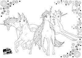 Explore 623989 free printable coloring pages for you can use our amazing online tool to color and edit the following mia and me coloring pages. Unicorns From Mia And Me Coloring Page Free Printable Coloring Pages For Kids