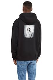 Maiden Noir 94 Hoodie 100 Knit Cotton Hooded Sweatshirt Crew Neck Portrait Of Kurt Cobain Photographed By Char Mens Outfits Shop Mens Clothing Hoodies