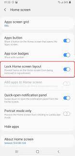 Lock or unlock samsung home screen layout. Samsung One Ui Android Pie Brings Option To Lock Home Screen Icons Sammobile