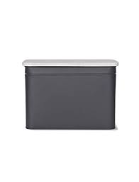 Buy products such as mainstays durable plastic bread keeper at walmart and save. Garden Trading Large Steel Brompton Bread Box Bin In Charcoal Grey With Marble Chopping Board Lid 24 X34 X 19cm Bread Bins Home Garden Store Clinicadelpieaitanalopez Com