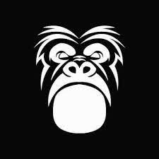 Gorilla Head Monkey Logo Face Ape Illustration Vector Wild Animal Icon Graphic Zoo Mammal Design Mascot Carto In 2021 Vector Logo Nature Vector Silhouette Illustration