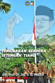Bendera setengah tiang wajib dikibarkan untuk tanda duka cita bagi para tokoh bangsa yang berjasa bagi negeri ini. Facebook