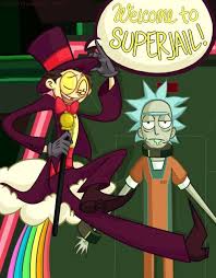 Birdman Rick And Morty Rick In Super Jail Rick And Morty Crossover Rick And Morty Poster Rick And Morty