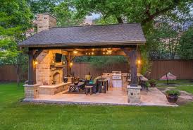 Style Size Lighting Layout And Use Of Space Outdoorkitchendesignslayoutpatio Gazeboplansarchitect Outdoor Kitchen Patio Backyard Kitchen Backyard Pavilion