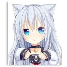 Image of black hair book brown eyes hat kneehighs long hair. Are You A Wolf Girl Fox Girl Cat Quizzes