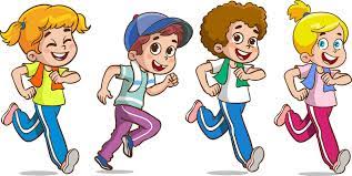 vector ilustración de niños corriendo carrera 31369756 Vector en Vecteezy