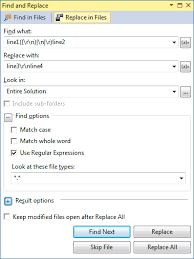 Some examples are letter, school, cannot, ballet, message, and community. Multiline Search And Replace Visual Studio Marketplace