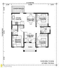 3 Bedroom Bungalow House Plan