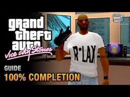 Then i just kept doing missions everywhere and made it to vice city. 100 Completion In Gta Vice City Stories Gta Wiki Fandom