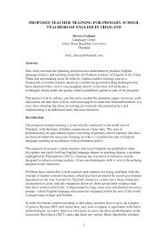 * experienced and domain certified trainers, whose core motto is to impart flawless training. Pdf Proposed Teacher Training For Primary School Teachers Of English In Thailand