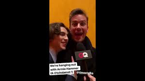 Submitted 13 days ago by asktoby. Armie Hammer Of Call Me By Your Name On Gq S Instagram Story Timothee Chalamet Flashes Youtube