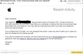 Phishing Scam Mail Fake Apple Scams
