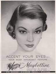 100 Years Of Maybelline Ads Show How Little Has Changed In Beauty Beauty Ad Maybelline Vintage Hairstyles
