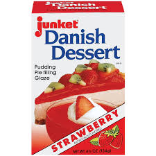 Beat the cream cheese and sugar in a. Junket Danish Dessert Strawberry 4 75 Ounce Box Walmart Com Walmart Com