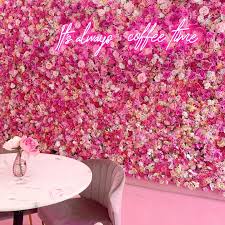 For millennials, the answer might be 'never', given our desire to always take photos in front of pink walls that are aesthetically pleasing. Pink Rose Cafe Home Facebook