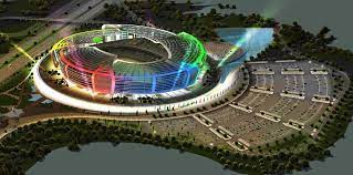 Baku olympic stadium sits on 496,000m2 site and this 60m tall, 6 floors high facility will hold 68,000 seats. Baku Olympic Stadium Azerbaijan Building E Architect