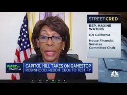 Do you know where i'm not right now? Rep Maxine Waters Discusses Upcoming Hearing On Gamestop Youtube