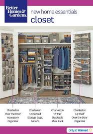 Conquer Your Closet Better Homes Gardens At Walmart Closet Organization Items Will Help You Keep Your Clo New Home Essentials Organization Closet Organizers
