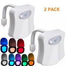 Glow Bowl Toilet Light 2pack Toilet Night Light Motion Activated 8 Color Changing Led Toilet Seat Light Motion Sensor Toilet Bowl Light I2448 Walmart Com Walmart Com