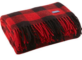 Black and white checkered blanket. Faribault Buffalo Check Wool Throw Red Black Rustic Throws By Faribault Woolen Mill Co