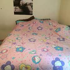 Yumhi kids comforter cover hello kitty decorati. Best Full Size Hello Kitty Bed Comforter For Sale In Braun Road San Antonio Texas For 2021