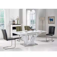 In perfect condition still boxed, chairs and glass table top not included. Modern White Extendable High Gloss Dining Table For 8 Or 10 Seaters Buy High Gloss Table Extendable Dining Table White Dining Table Product On Alibaba Com