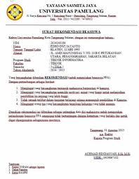 Surat dinas dibuat oleh instanti swasta ataupun negri, seperti yang kalian sudah ketauhi yaitu perusahaan pemerintah. 16 Contoh Surat Rekomendasi Kerja Beasiswa Sekolah Dll Contoh Surat