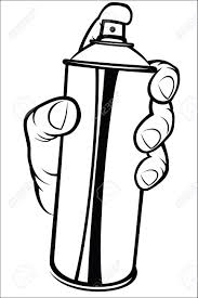 40377647 Hand Holding Spray Paint Stock Vector Can Jpg 867 1300 Graffiti Drawing Graffiti Art Letters Street Art Graffiti