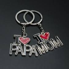 Keychains Ebay Collectables I Love My Parents Love U Mom I Love You Mom