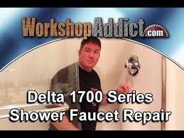 I have two 1990 installed delta monitor valves with separate volume and temp control. Repair A Leaking Delta 1700 Shower Faucet Youtube