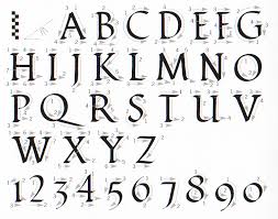 Ilustração sobre letras do estilo de grécia antigo cinzeladas no mármore pode ser colocado sobre fundos diferentes. Curso De Caligrafia Leccion 4 Romana Moderna Mayuscula La Caligrafia