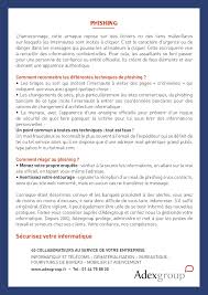 Securite Informatique Le Phishing Adexgroup
