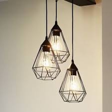 Strukturierte Pendelleuchte Tarbes 3 Flammig Pendelleuchte Vintage Pendelleuchte Beleuchtung Wohnzimmer
