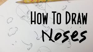 The nose falls between the brow line and the nose line that you created in the first tutorial. How To Draw Stylized Cartoon Noses Real Time Drawing Tutorial Youtube