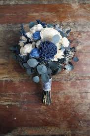 The bridesmaid bouquets looked just like the pictures on your website. Classic Blue Bridal Bouquet Arabia Weddings