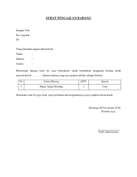 Contoh surat izin adalah sebuah surat yang dibuat dengan tujuan untuk meminta izin kepada penerima bahwa sang pengirim memiliki hajat / acara tertentu sehingga tidak bisa hadir atau melaksanakan kegiatan seperti biasanya. Doc Surat Pengajuan Barang Yurisa Oktavia Academia Edu