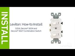 Available in a wide variety of designs our dimmer switch help conserve energy and to reduce overall energy costs. 6 Leviton Presents How To Install A Combination Device With Two Single Pole Switches Youtube Three Way Switch Light Switch Wiring Leviton