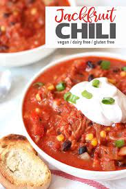 Jackfruit Chili Recipe Jackfruit Chili Jackfruit Vegan Dinner Recipes