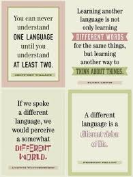 A Different Language Is A Different Vision Of Life Poem Four Quotes On Learning Another Language A Classroom Poster Learn Another Language Learning Quotes Teaching Quotes