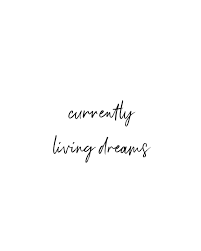 Currently Living Dream Printable Quote The Hello Bureau Etsy Hustle Quotes Quotes White Instagram Quotes Captions