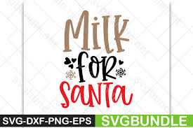 Download Milk For Santa Graphic By Designartstore Creative Fabrica PSD Mockup Templates