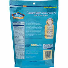 Almonds, vegetable oil (canola, safflower and/or sunflower), salt, sodium diacetate, dextrose, lactose (milk) and malic acid. Blue Diamond Bold Salt N Vinegar Almonds 16 Oz